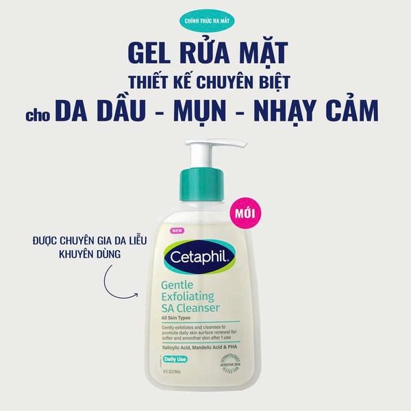 Gel rửa mặt dành cho da dầu-mụn-nhạy cảm