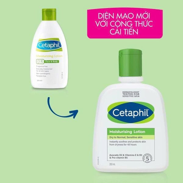 Sữa dưỡng ẩm toàn thân và da mặt Cetaphil Moisturizing Lotion 237ml