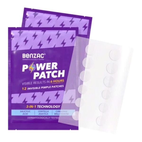 Miếng dán mụn BENZAC Power Patch 3-in-1 Spot Control