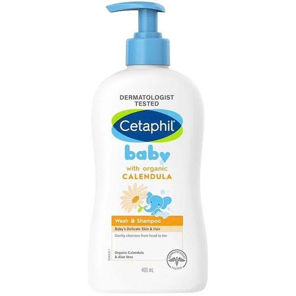 Sữa tắm gội dịu lành cho bé CETAPHIL BABY WASH & SHAMPOO WITH ORGANIC CALENDULA