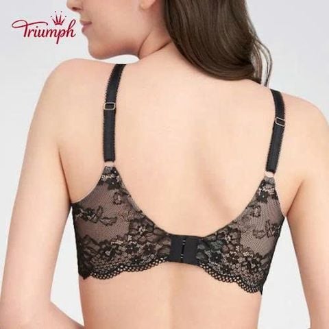 Áo ngưc dòng cao cấp, không gọng, mút mỏng Florale Begonia P (Màu đen, B75)