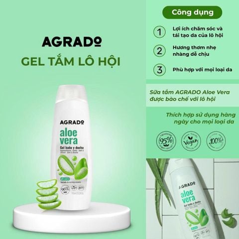 Gel tắm Lô hội 750ml