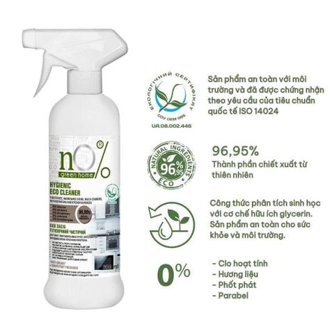 Nước làm sạch bếp, lò vi sóng, máy đa năng, tủ lạnh và bề mặt bếp ECO 500ml
