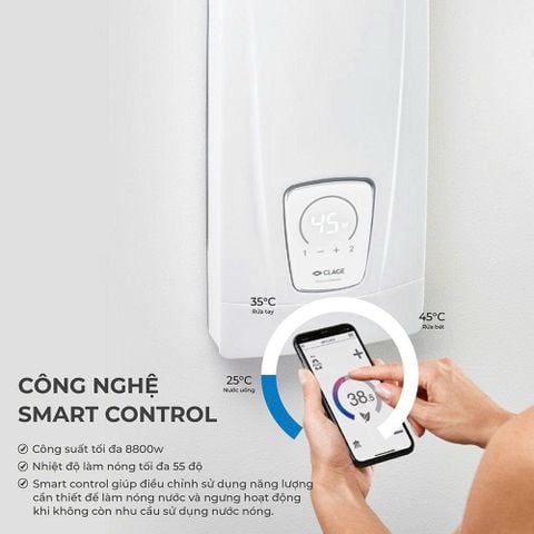 Máy làm nước nóng trực tiếp CLAGE CEX9 Plus