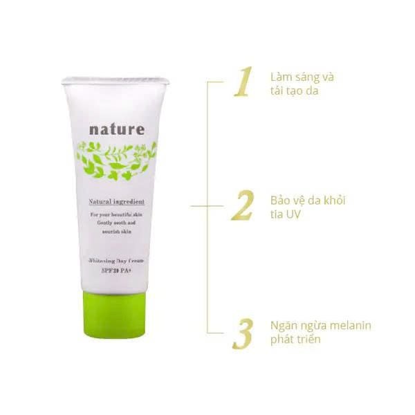 Kem dưỡng làm trắng da ban ngày NATURE WHITENING DAY CREAM SPF20 PA+ 40G