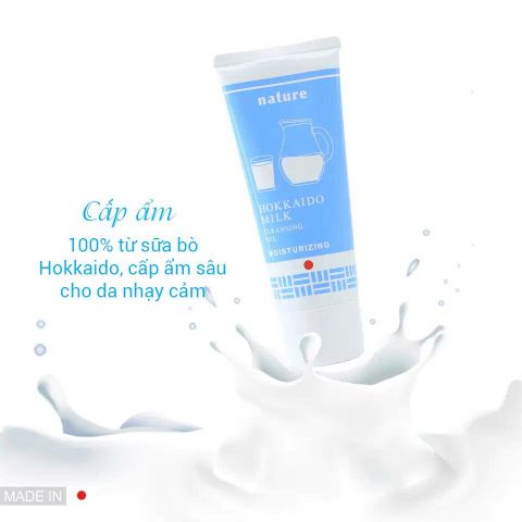 Gel rửa mặt giữ ẩm và ngăn ngừa lão hóa NARIS NATURE HOKKAIDO 100G