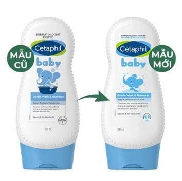 Sữa tắm gội dịu lành cho bé CETAPHIL BABY GENTLE WASH & SHAMPOO 230ML