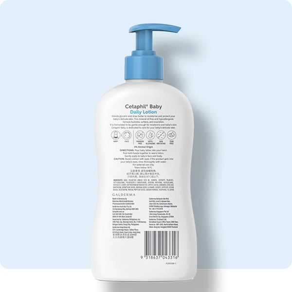 Sữa dưỡng ẩm dịu lành cho bé CETAPHIL BABY DAILY LOTION DAILY 400ML