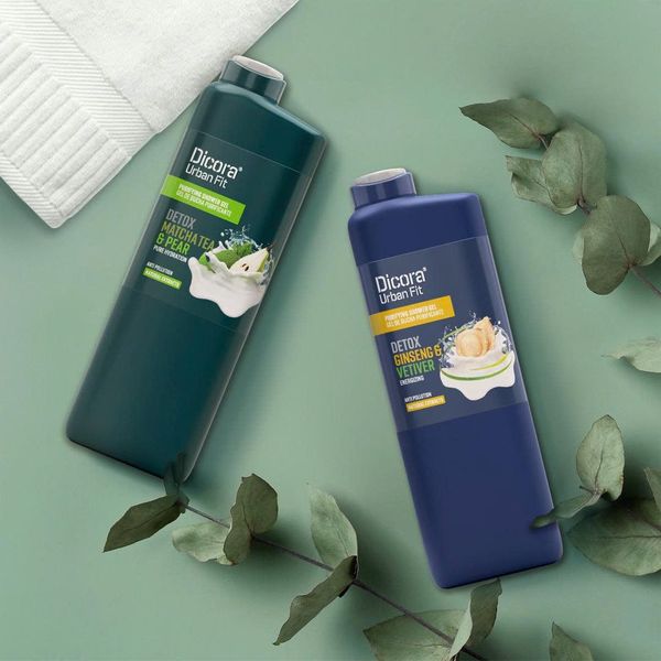 Sữa tắm Dicora Urban Fit Energy Cỏ Hương Bài & Nhân Sâm 750ml