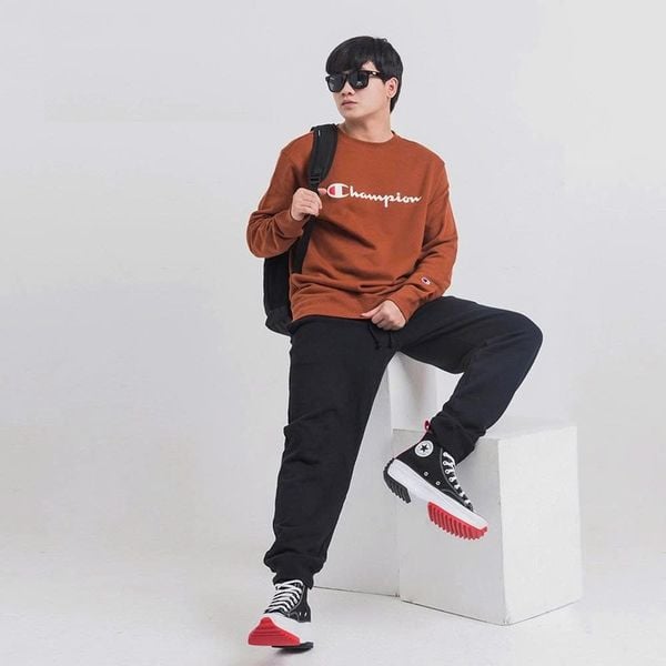 Áo Champion JP Champion Sweatshirt - Maroon ( SIZE M )