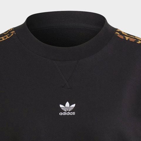 Áo Thun CREW SWEATSHIRT Nữ Đen HB4753 ( Size 32 - M )