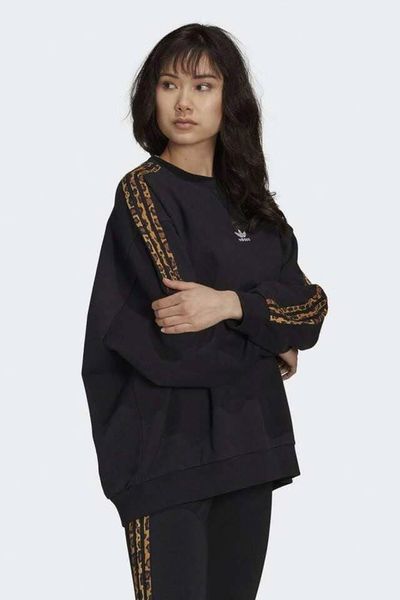 Áo Thun CREW SWEATSHIRT Nữ Đen HB4753 ( Size 32 - M )