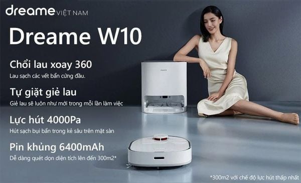 Robot Hút Bụi Dreame W10