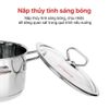 Bộ 3 Nồi Inox 304 Cao Cấp 3 Đáy Delux