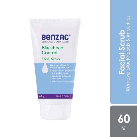 Sữa rửa mặt tẩy TB chết giúp làm sạch mụn đầu đen - Blackhead Control Scrub 60g