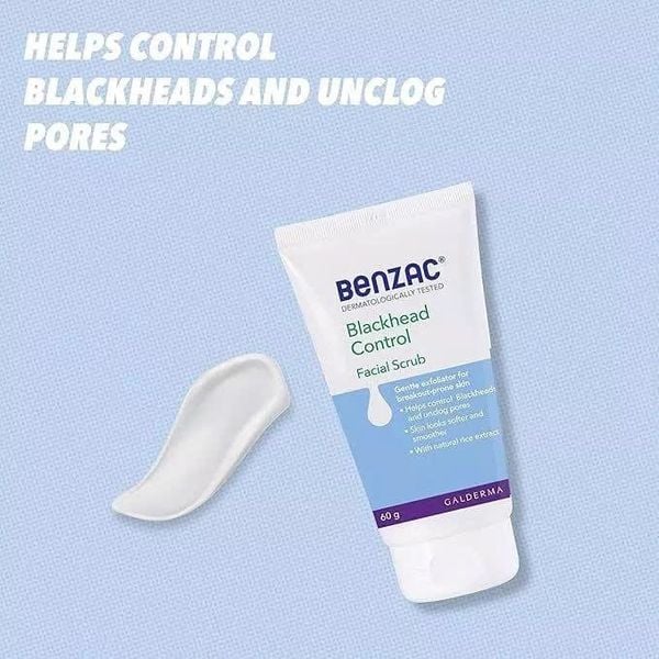 Sữa rửa mặt tẩy TB chết giúp làm sạch mụn đầu đen - Blackhead Control Scrub 60g