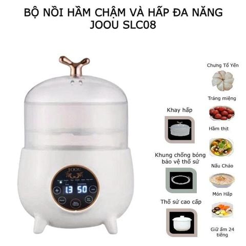 Nồi Nấu Chậm 2 Tầng Đa Năng Joou SLC08