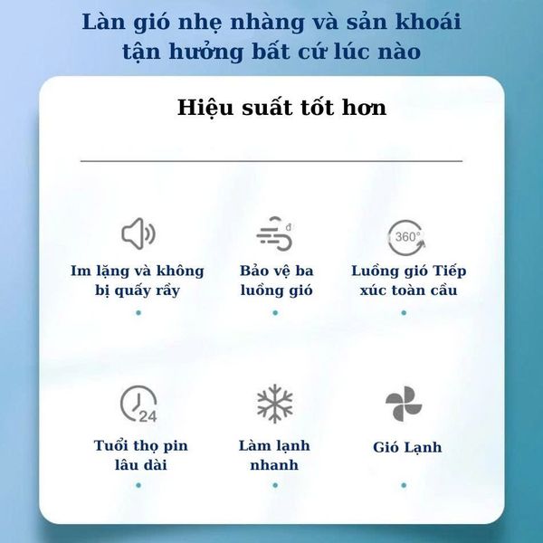 Quạt đeo cổ Joou BLK308