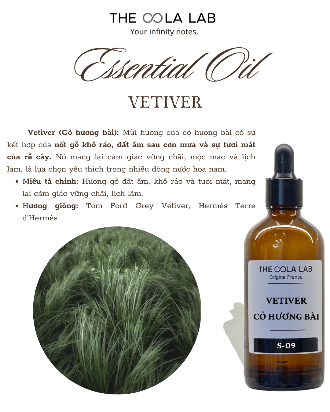 Tinh Chất đơn Vetiver 
