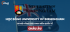  Học Bổng University of Birmingham - Anh 