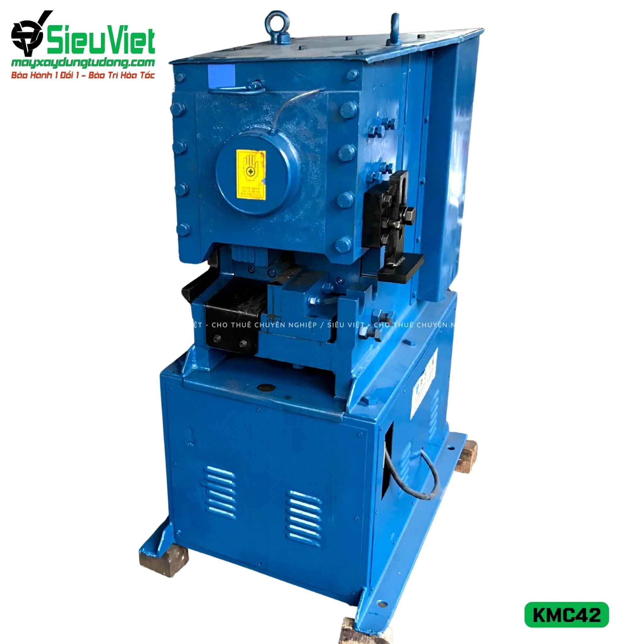 Máy cắt sắt KMC-42 Kunwoo Hàn Quốc - Điện 380v, 3 Pha