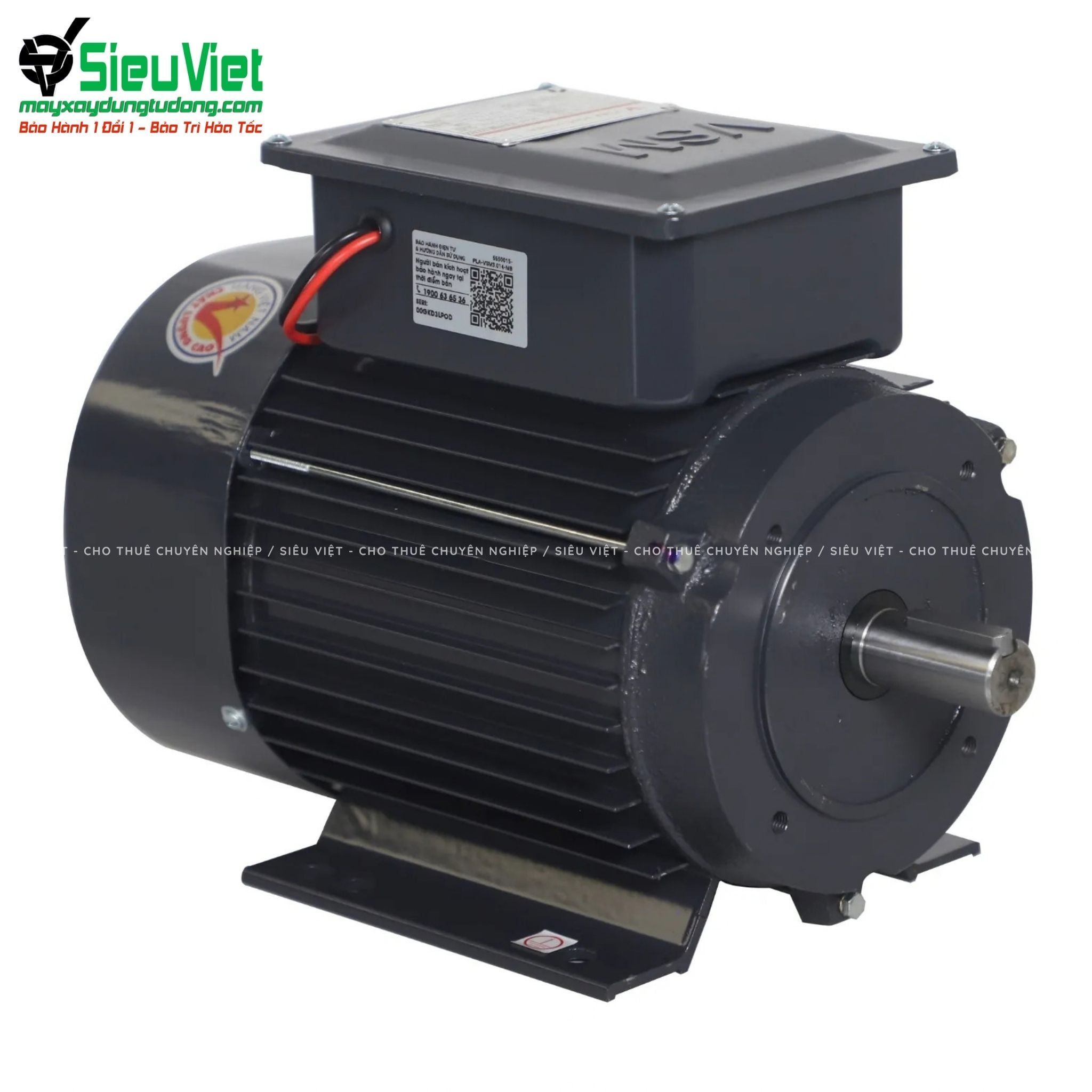 Động cơ điện 3.0kW (4HP) - 220V vỏ nhôm