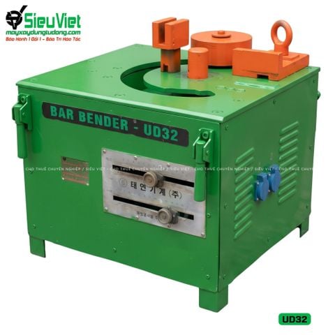 (Cũ) Máy uốn sắt phi 28 UD32 Hàn Quốc (Điện 220v, Dân dụng)