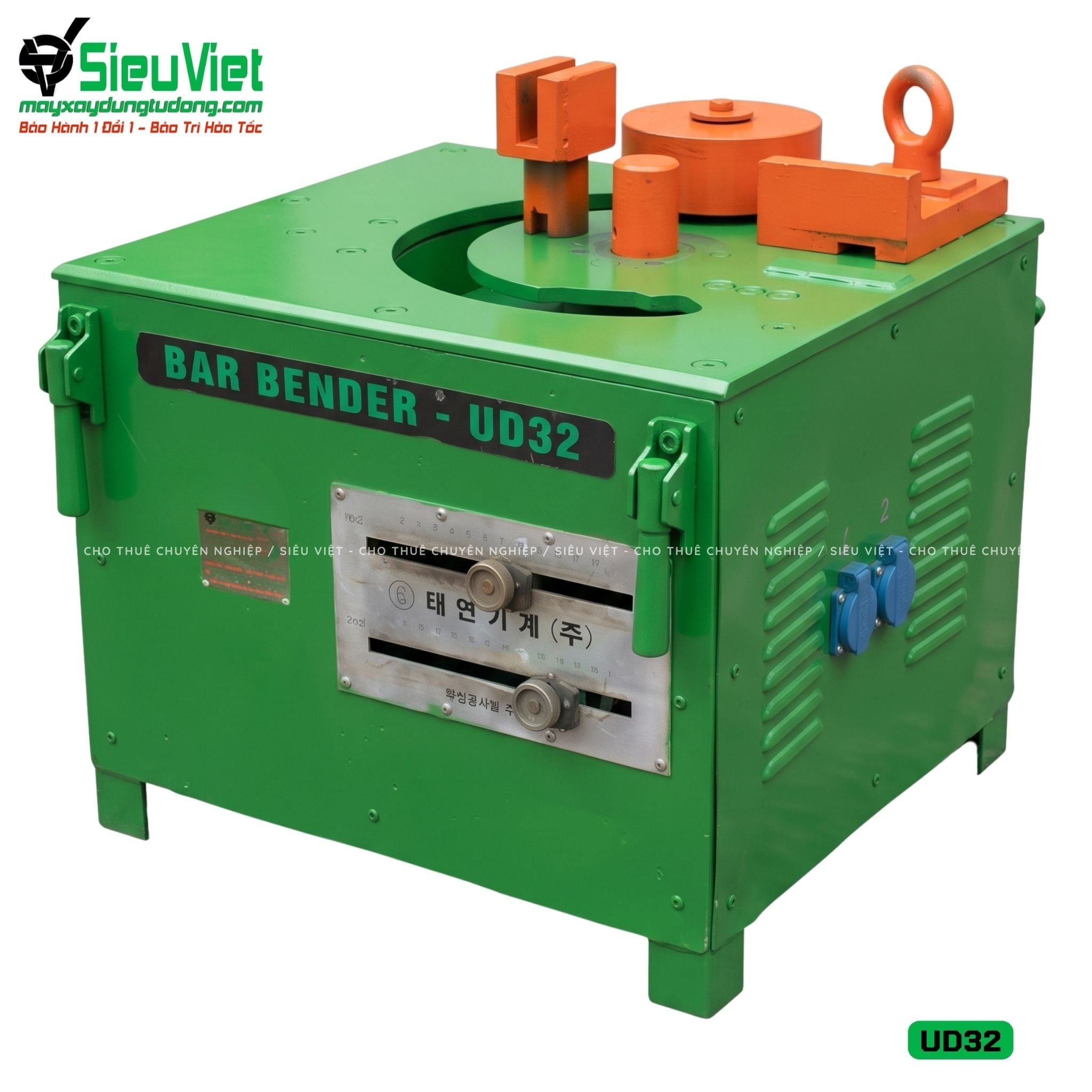 (Cũ) Máy uốn sắt phi 28 UD32 Hàn Quốc (Điện 220v, Dân dụng)