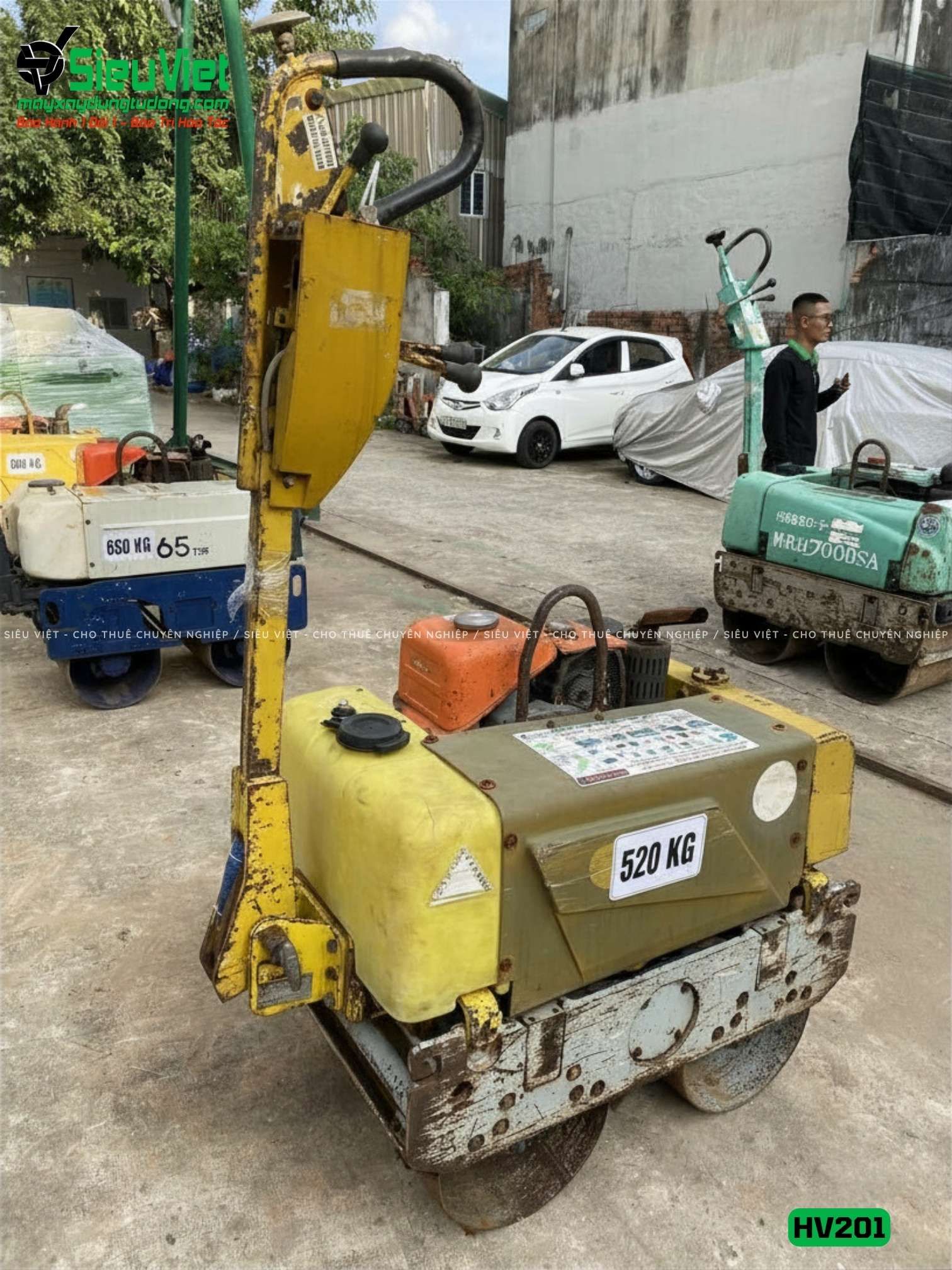 Xe lu rung dắt tay 520Kg Sakai HV201 Nhật Bản (VHV630106)