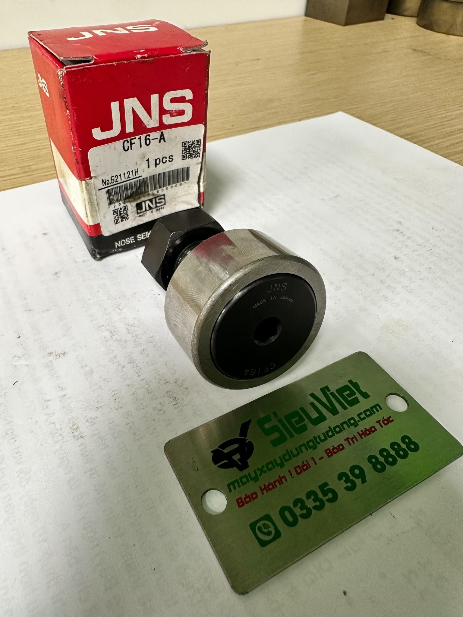 Vấu bẻ động máy bẻ đai tự động BDS - Bạc đạn CF16 JNS Nhật Bản (S)