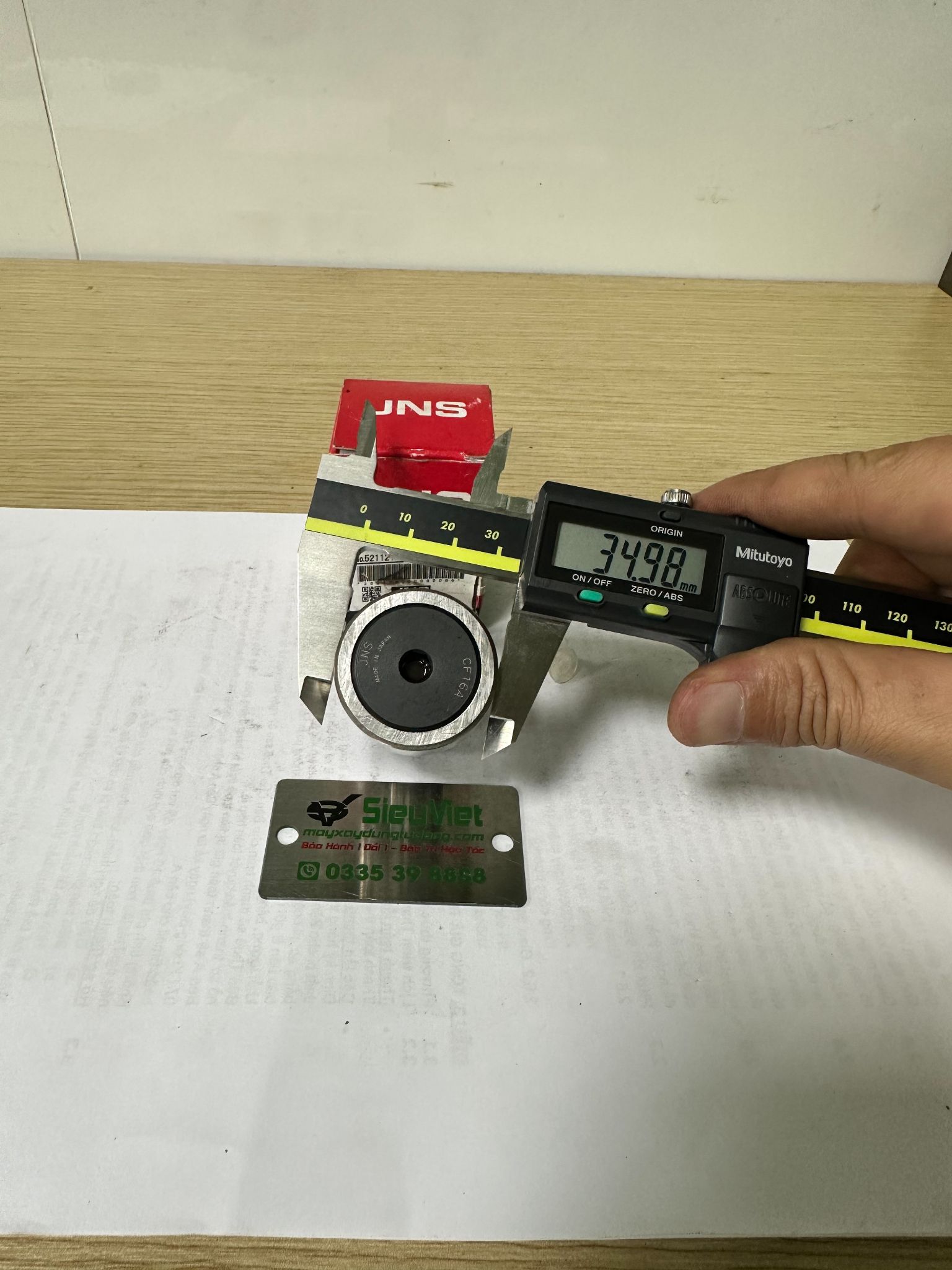 Vấu bẻ động máy bẻ đai tự động BDS - Bạc đạn CF16 JNS Nhật Bản (S)