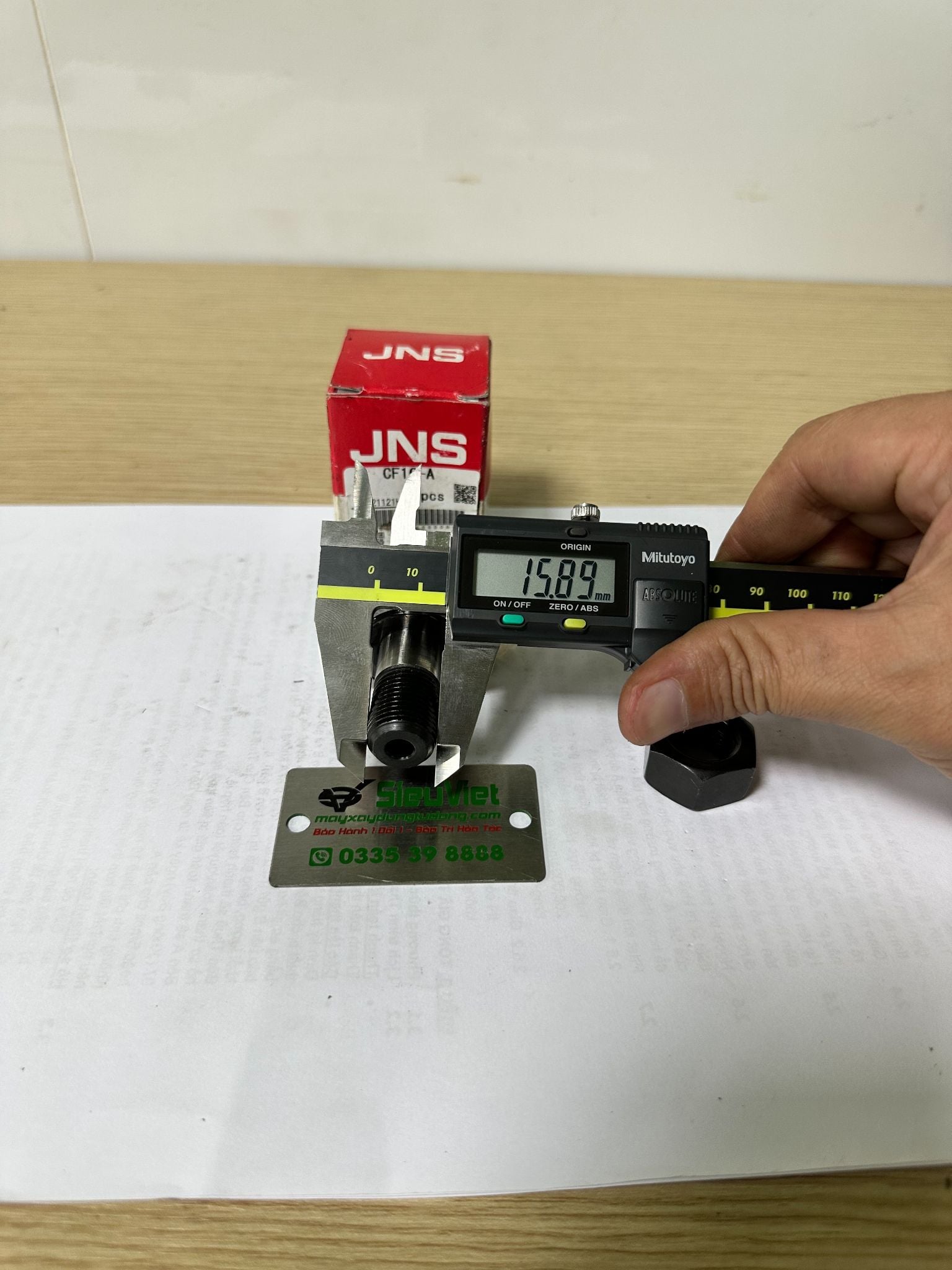 Vấu bẻ động máy bẻ đai tự động BDS - Bạc đạn CF16 JNS Nhật Bản (S)