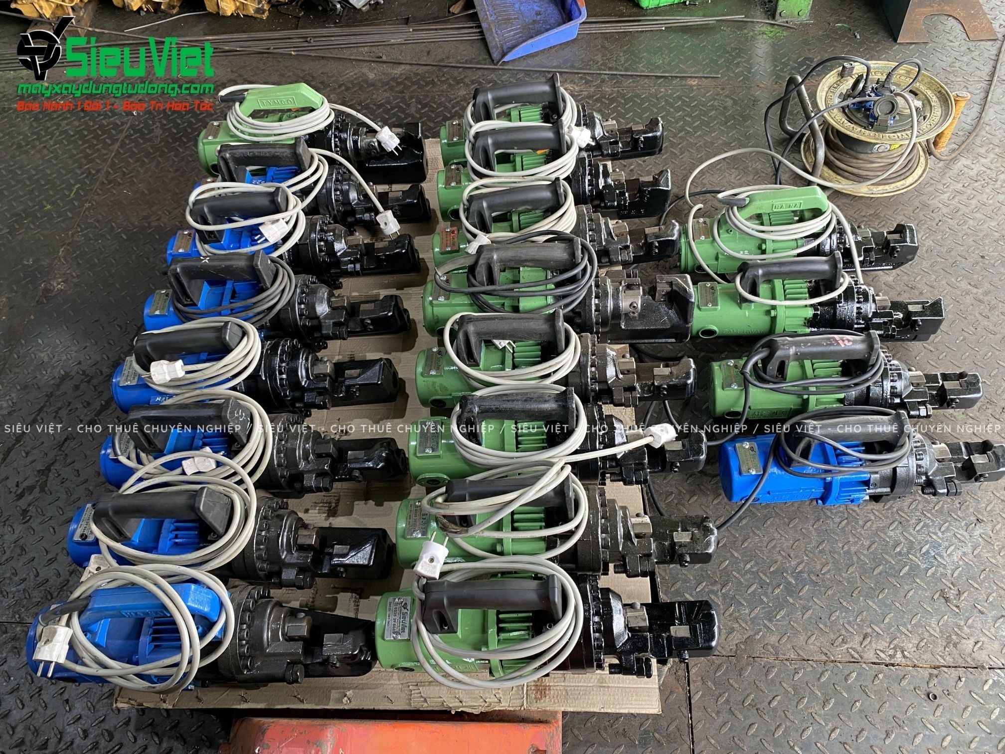 (Cũ) Máy cắt sắt thủy lực cầm tay phi 25 cường độ cao CTL25C Hàn Quốc
