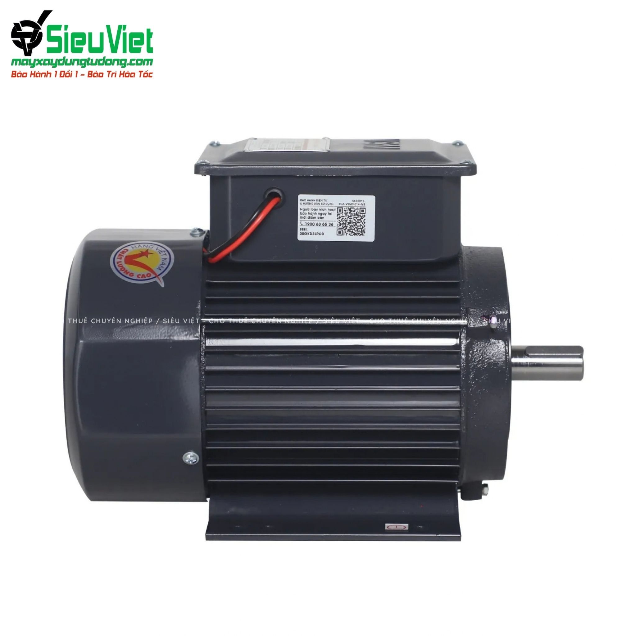 Động cơ điện 2.2kW (3HP) - 220V vỏ nhôm