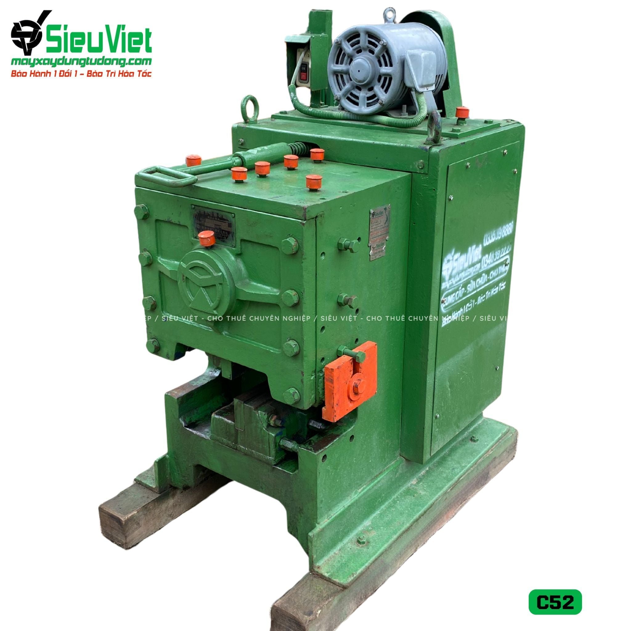 (Cũ) Máy cắt sắt C52 Nhật Bản - Điện 380v, 3 Pha (Loại 1)