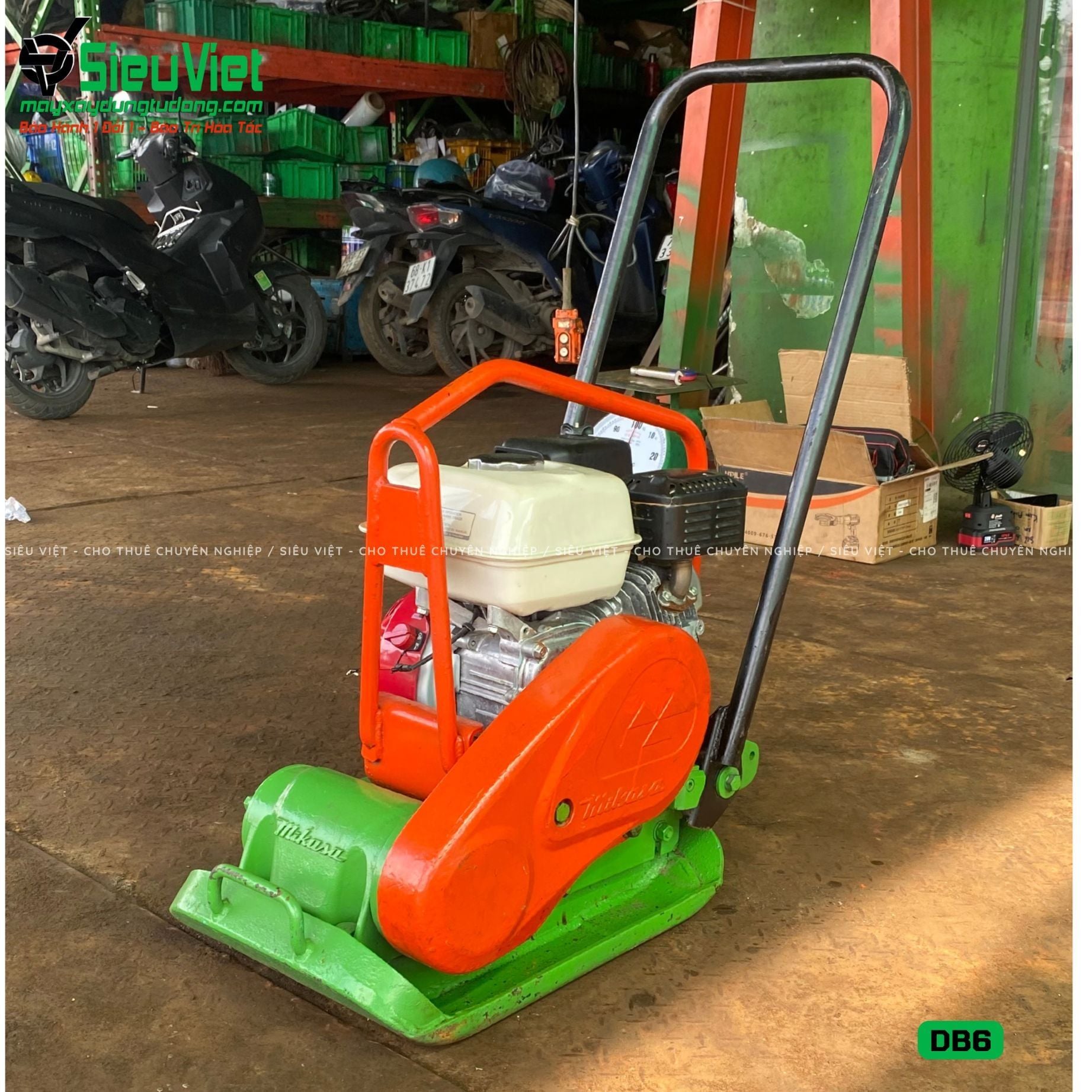 Thuê Ngày Máy đầm bàn DB6 50-70Kg (Xăng)