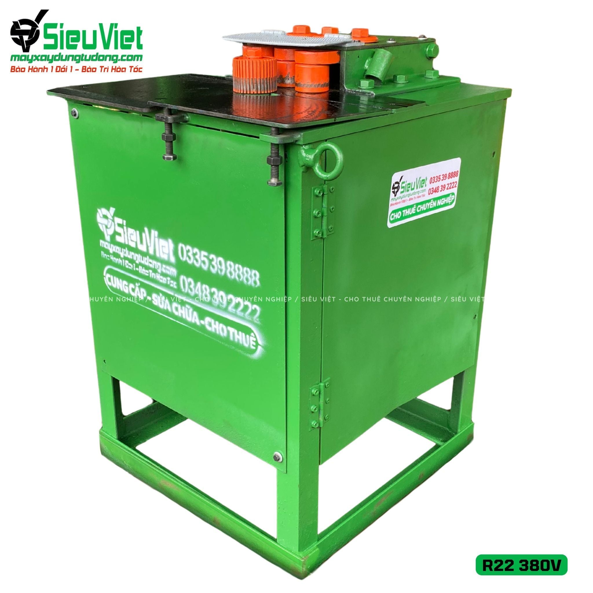 (Cũ) Máy uốn thép tròn R22 Nhật Bản - Điện 380v, 3 Pha