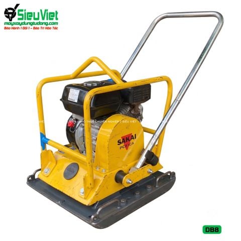 (Cũ) Máy đầm bàn 80-95Kg DB8 Nhật Bản (Động cơ Honda GX160 mới 100%)