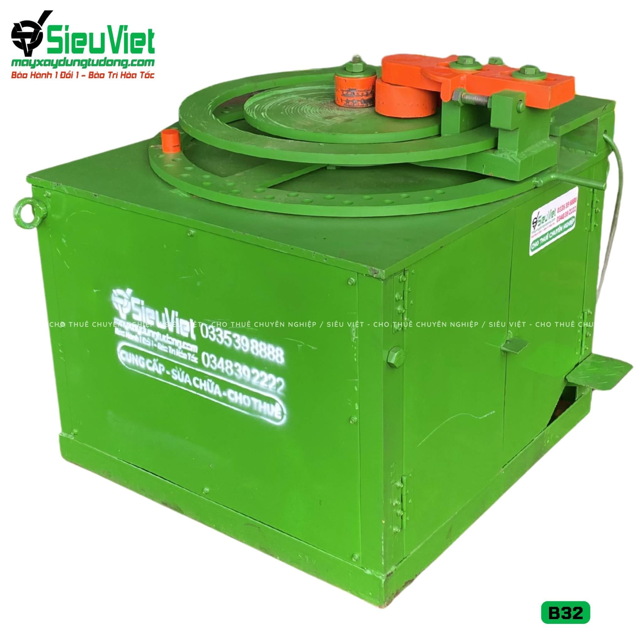 Máy uốn sắt B32 - Điện 380V, 3 Pha (Loại 2)