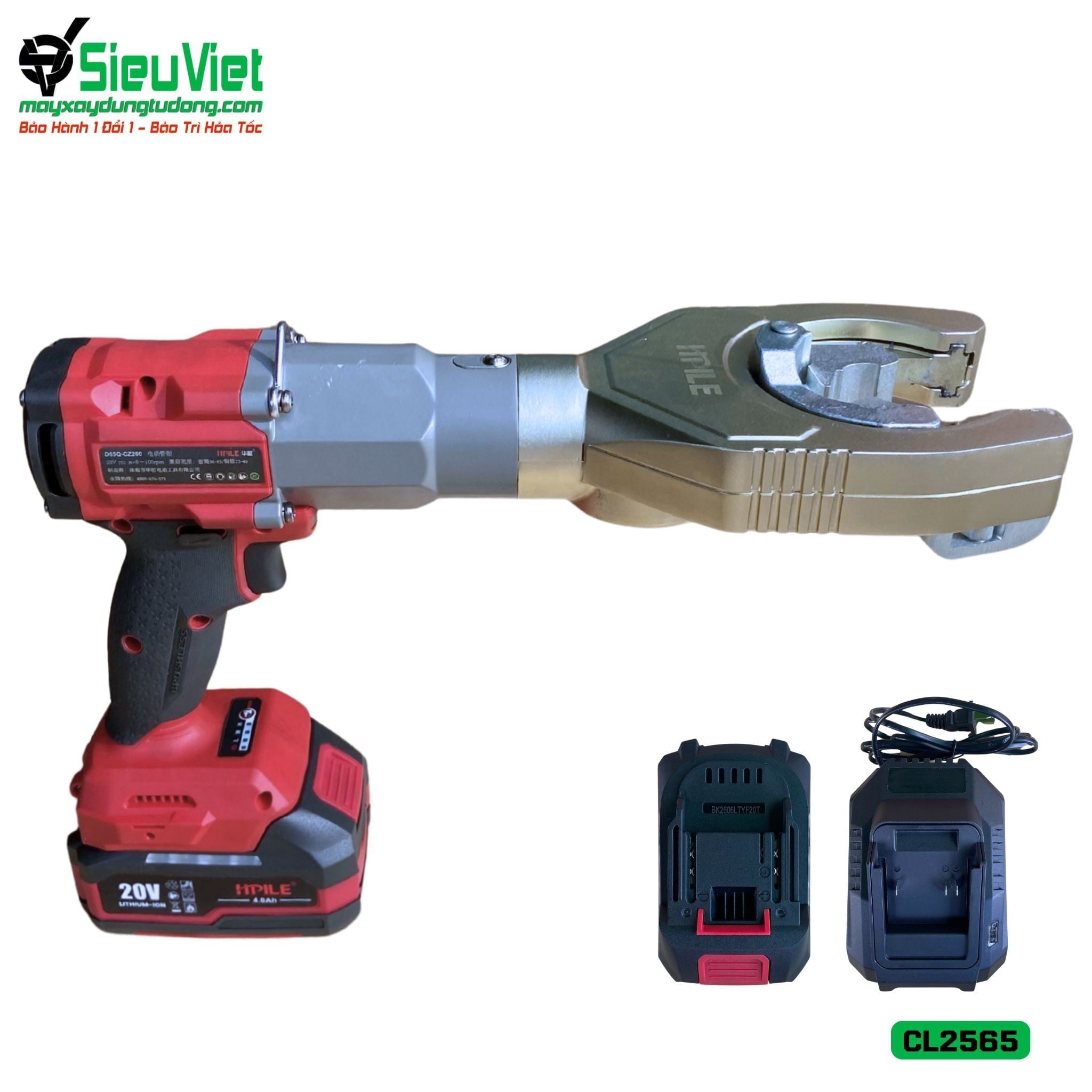 Máy siết vặn Coupler nối sắt xây dựng CL2565