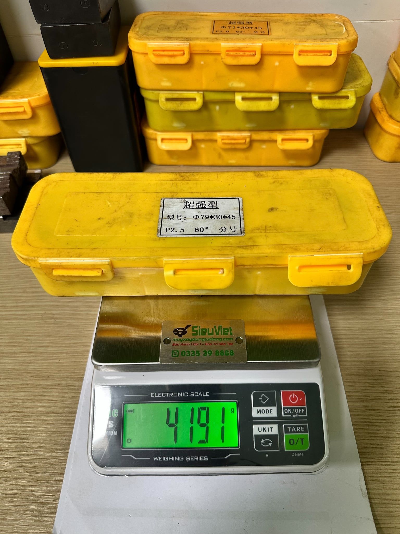 Lô máy tiện ren HGS 2.5 phi 16-22, D79, 60 độ, dùng Ecu, (Lô lệch, có số)