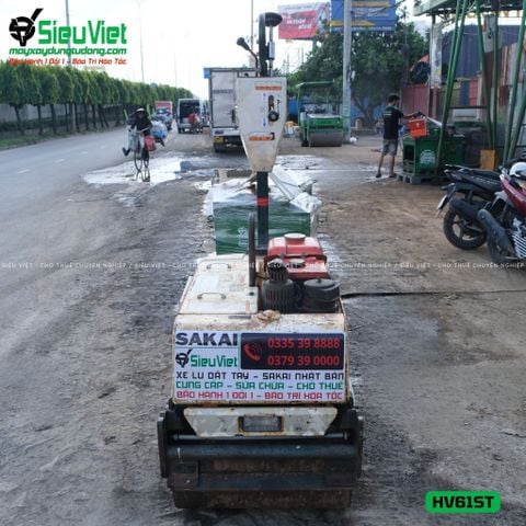 Xe lu rung dắt tay 660Kg Sakai HV61ST Nhật Bản (5HV2160773)