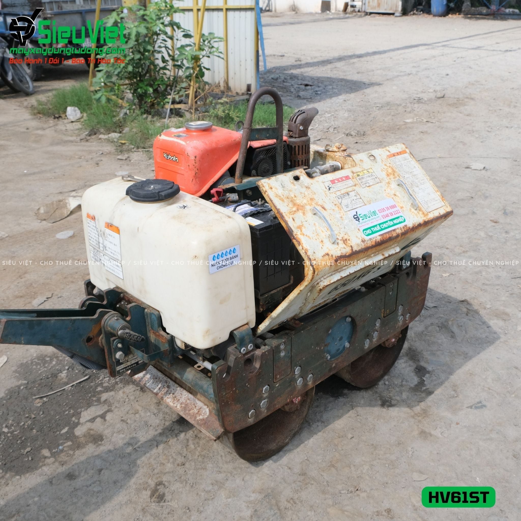 Xe lu rung dắt tay 660Kg Sakai HV61ST Nhật Bản (5HV2160773)