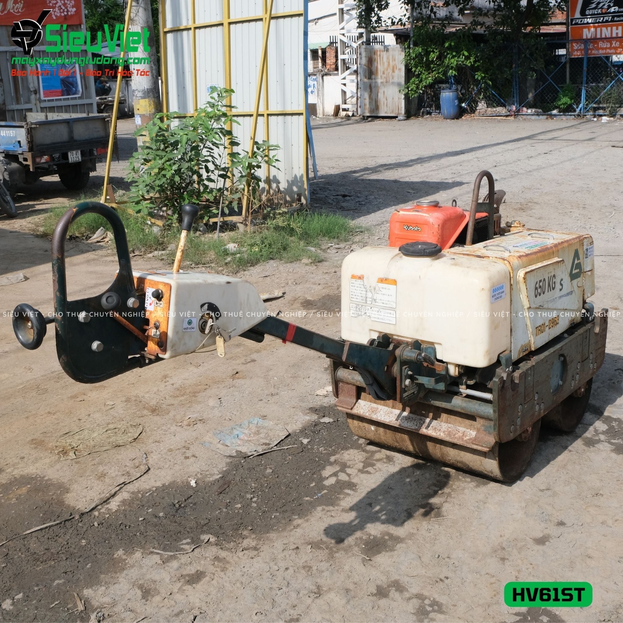 Xe lu rung dắt tay 660Kg Sakai HV61ST Nhật Bản (5HV2160773)