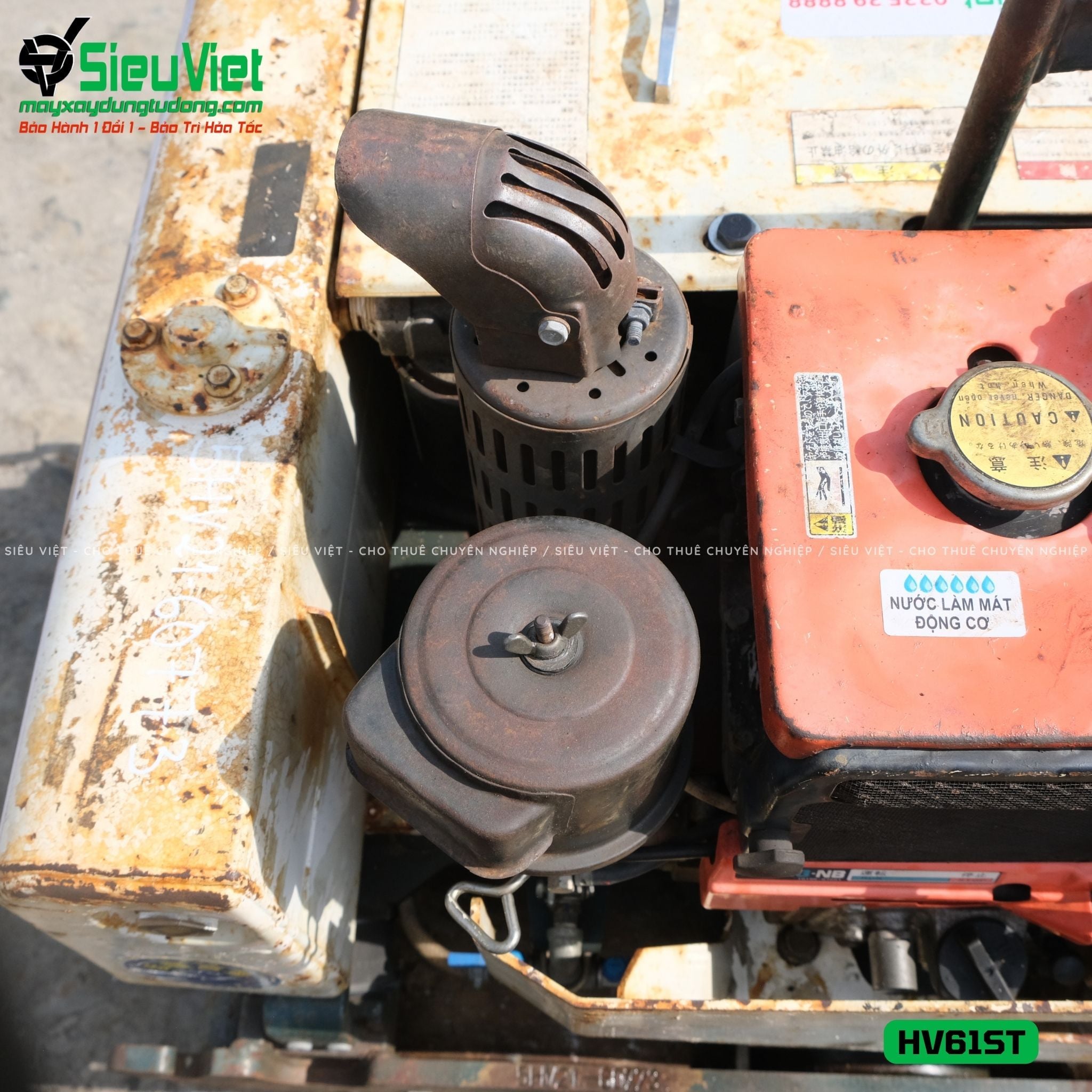 Xe lu rung dắt tay 660Kg Sakai HV61ST Nhật Bản (5HV2160773)