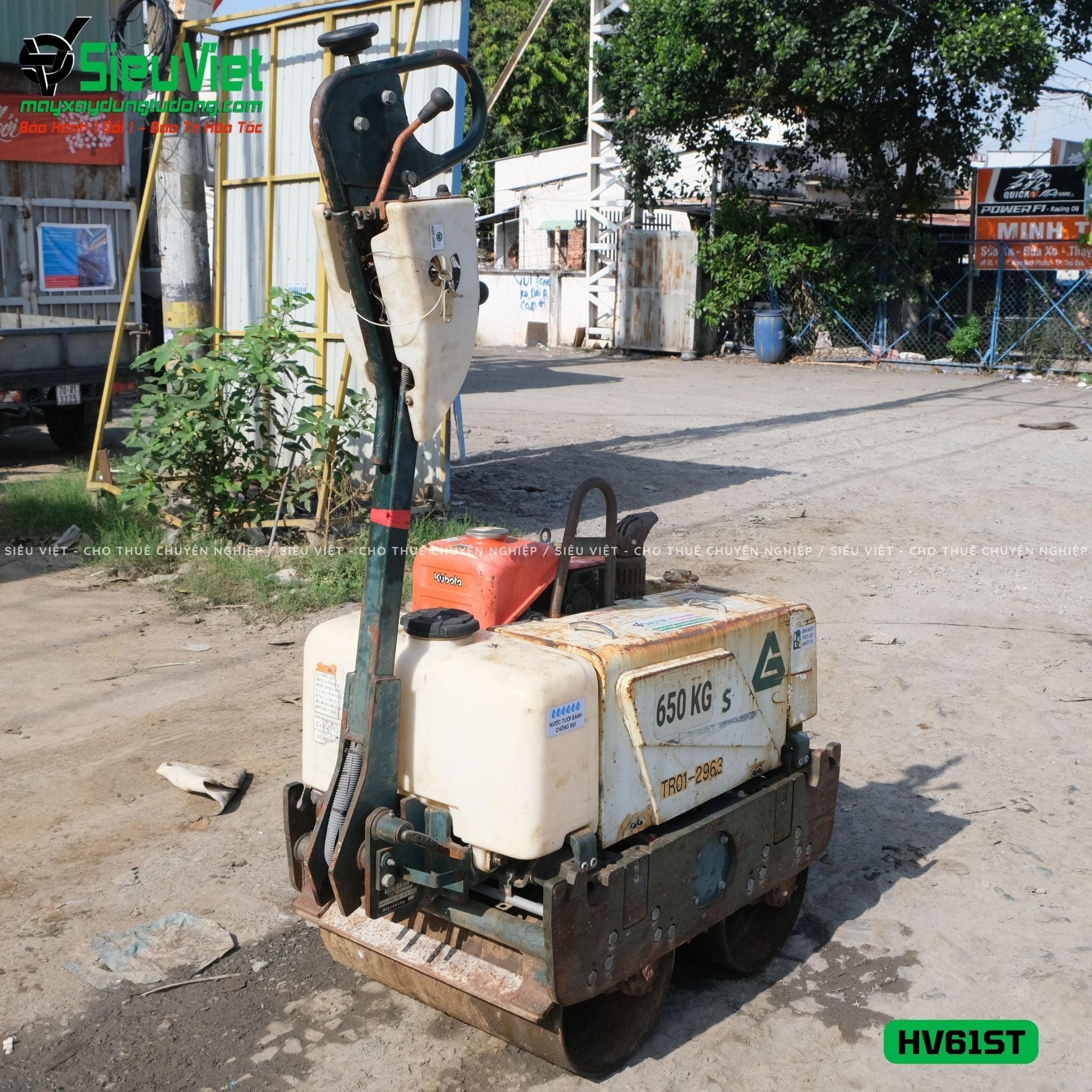 Xe lu rung dắt tay 660Kg Sakai HV61ST Nhật Bản (5HV2160773)