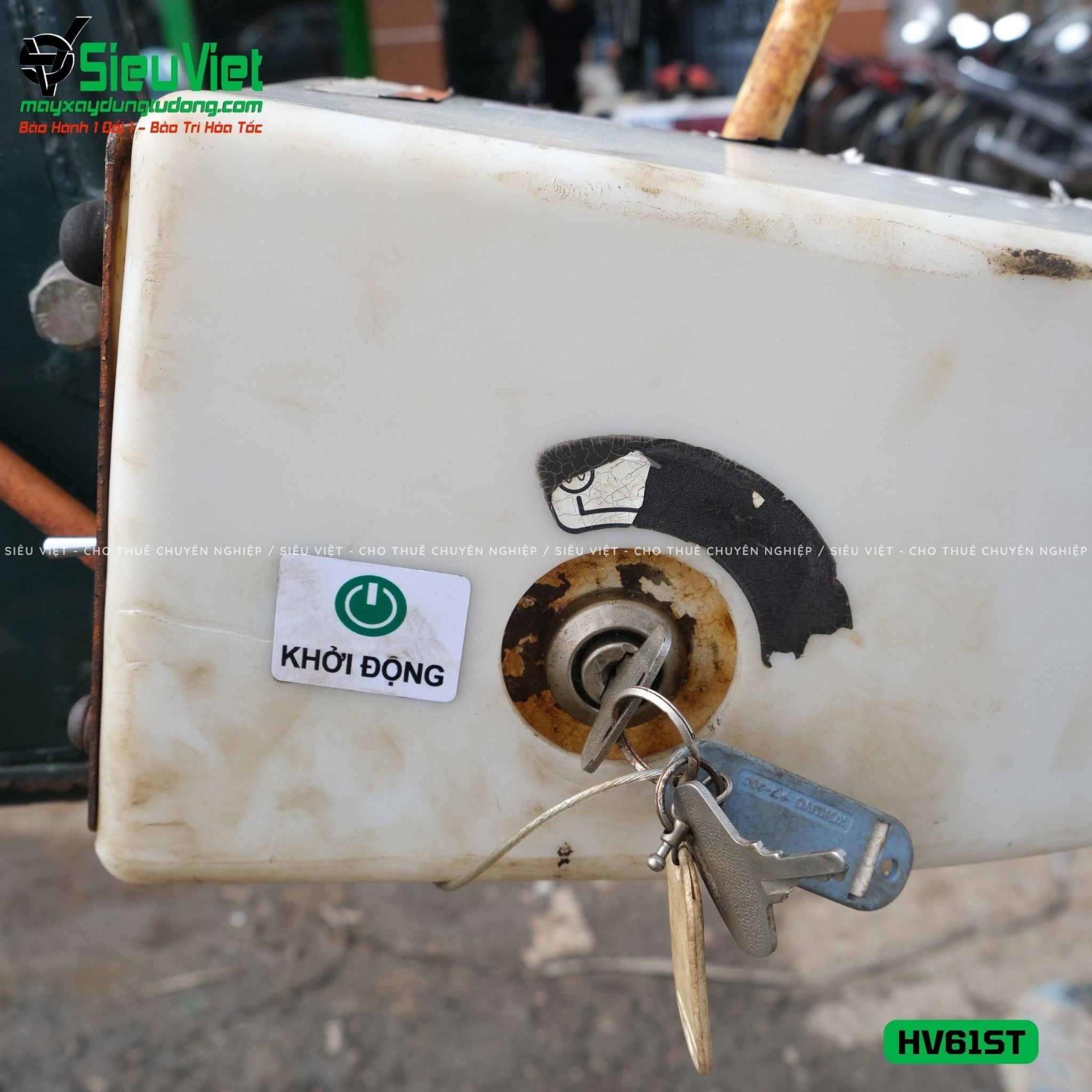 Xe lu rung dắt tay 660Kg Sakai HV61ST Nhật Bản (5HV2160773)