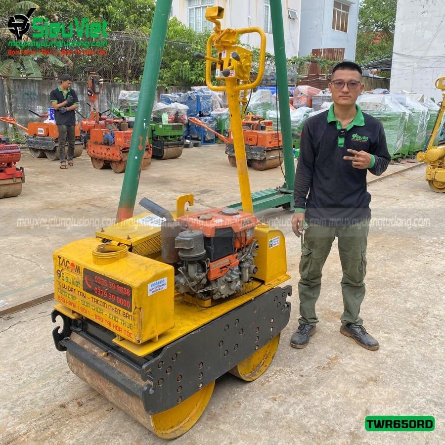 Xe lu rung dắt tay 650Kg Tacom TWR650RD Nhật Bản