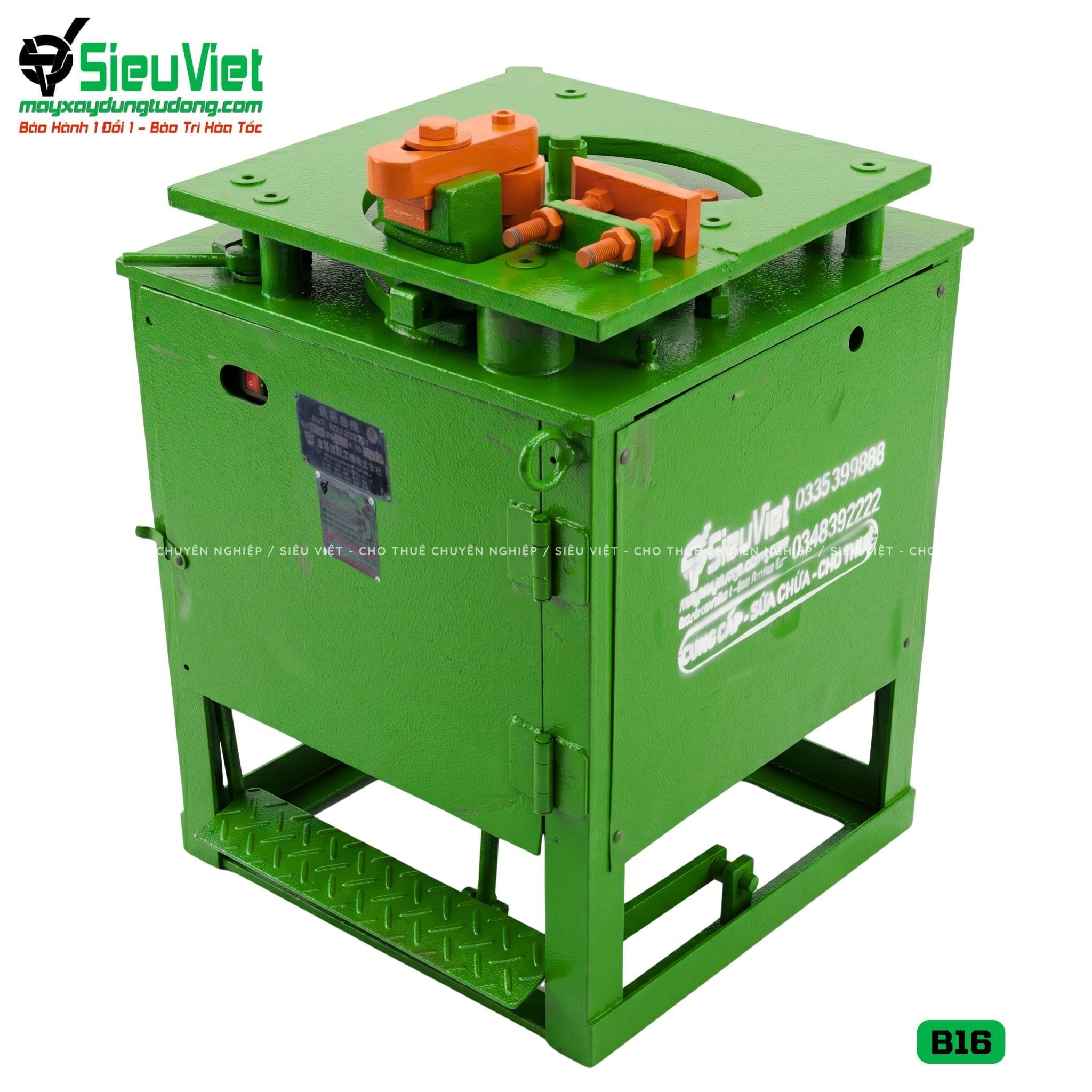 (Cũ) Máy uốn sắt B16 Nhật Bản - Điện 380V, 3 Pha