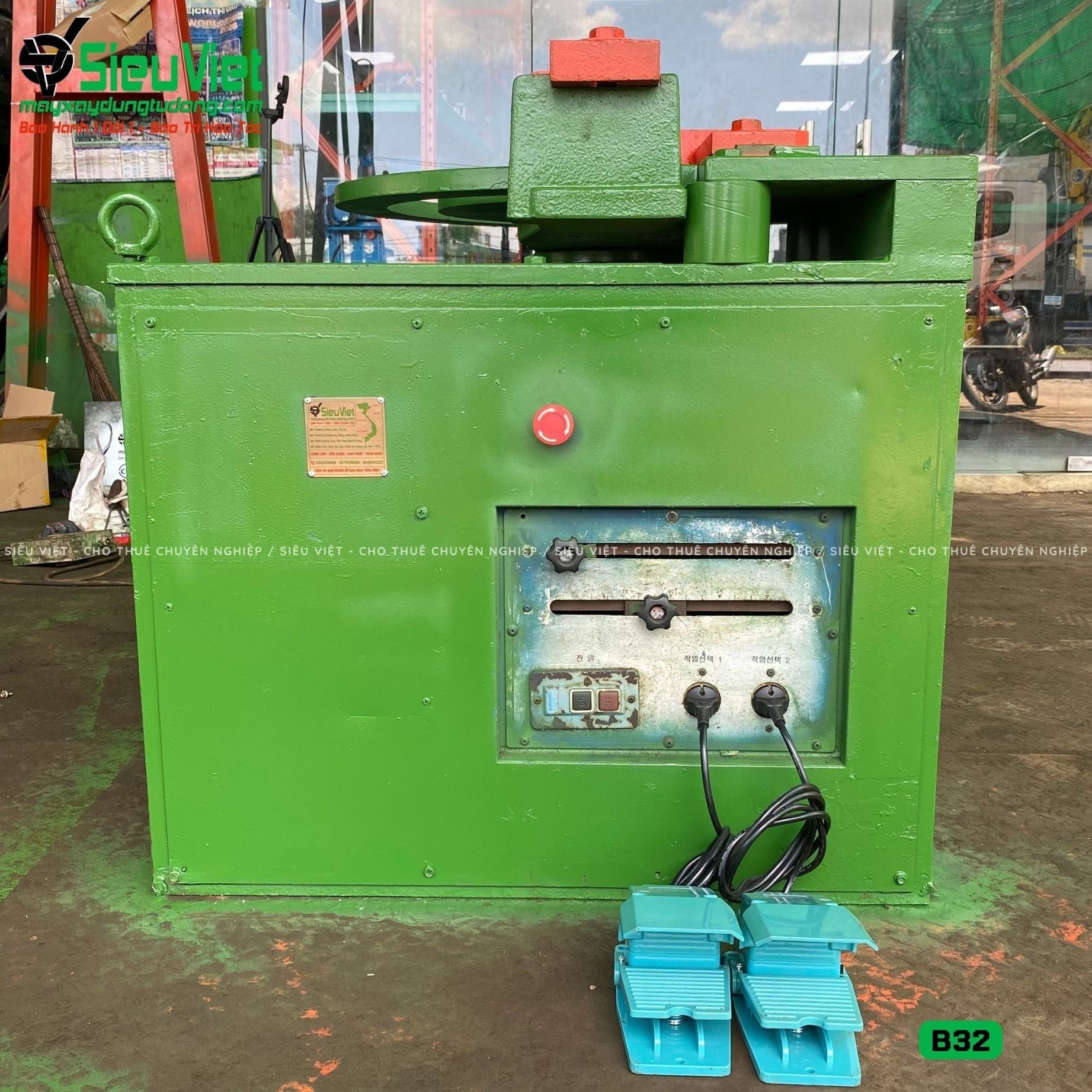 (Cũ) Máy uốn sắt B32 - Điện 380V, 3 Pha (Loại 1)